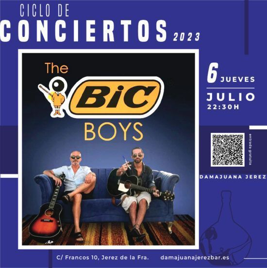 Ciclo de conciertos 2023 en Damajuana.