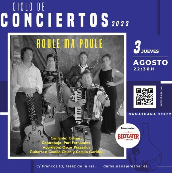 música en vivo concierto en Damajuana Jerez bar