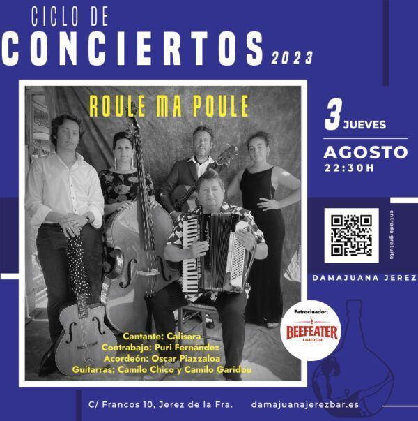 música en vivo concierto en Damajuana Jerez bar