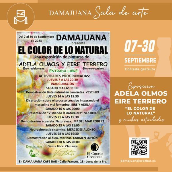 Exposición de pintura en Damajuana Jerez