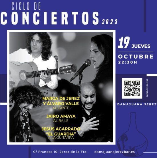 flamenco en directo con cante, baile y guitarra damajuana jerez Damajuana concierto musica en directo Jerez