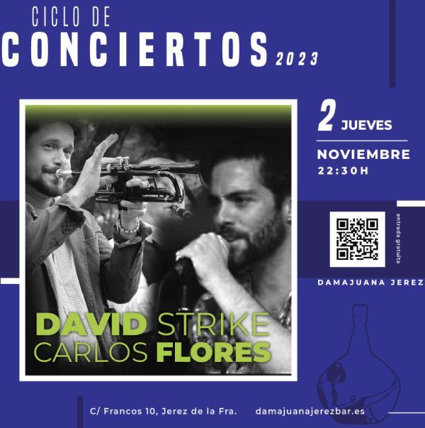 Damajuana jerez en concierto en vivo