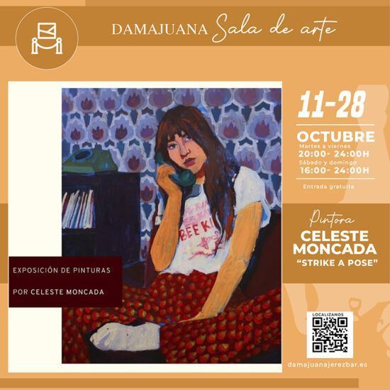 Exposición de pintura Celeste Moncada en octubre
