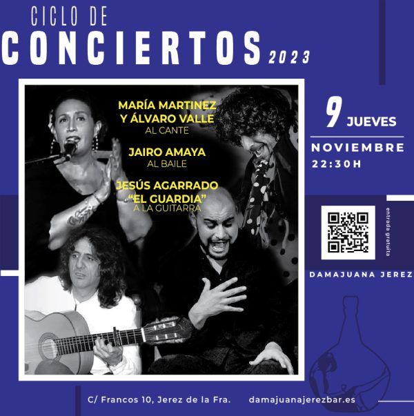 Damajuana jerez flamenco en vivo