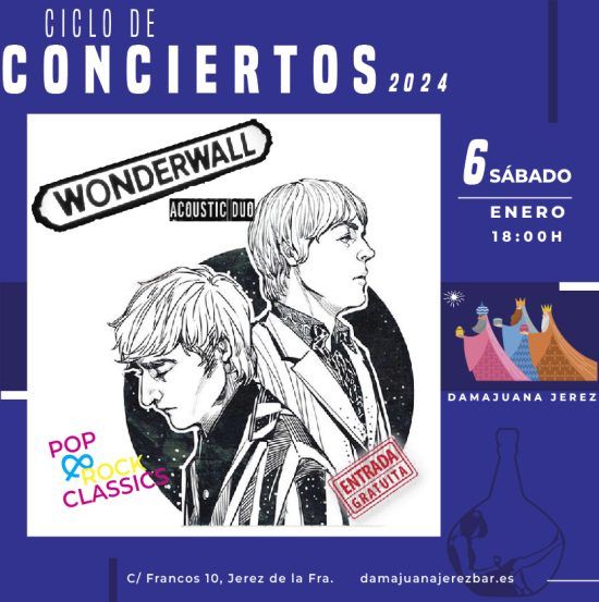 Concierto en directo con WonderWall duo