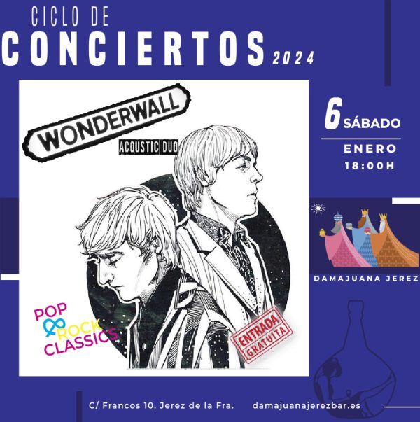 Concierto en directo con WonderWall duo