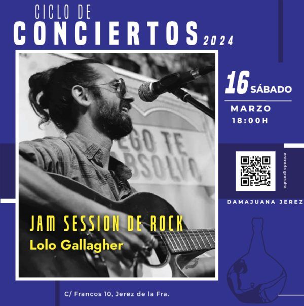 Jam session de rock con Lolo Gallagher