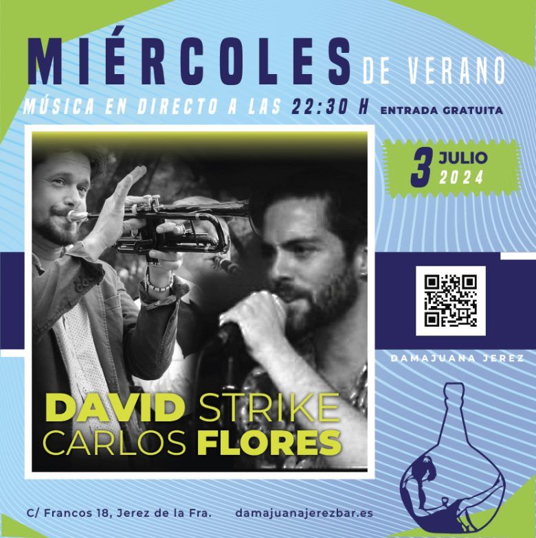 Cartel del primer concierto de verano el 3 de julio.